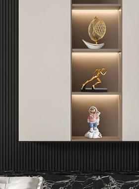 正品抽象人物摆件书轻奢高档家居饰公品客电视厅柜酒柜柜子办室房