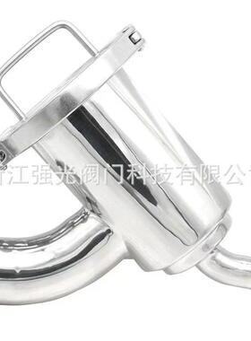 卫生级不锈钢，食品级，R形过滤器，管道，快装，焊接，304/316