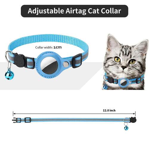 Anti-Lost Cat Collar for Airtag GPS Tracker Protective Case - 图3