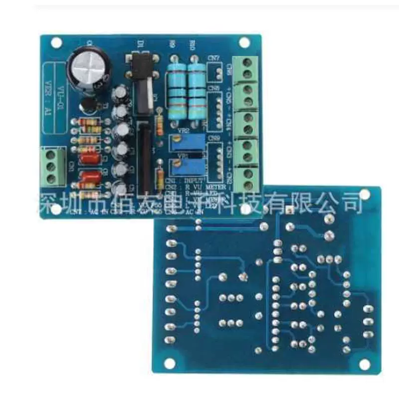 Новый тип AC 12V стерео VU стол приводная плата усилителя DB аудио уровень подсветка