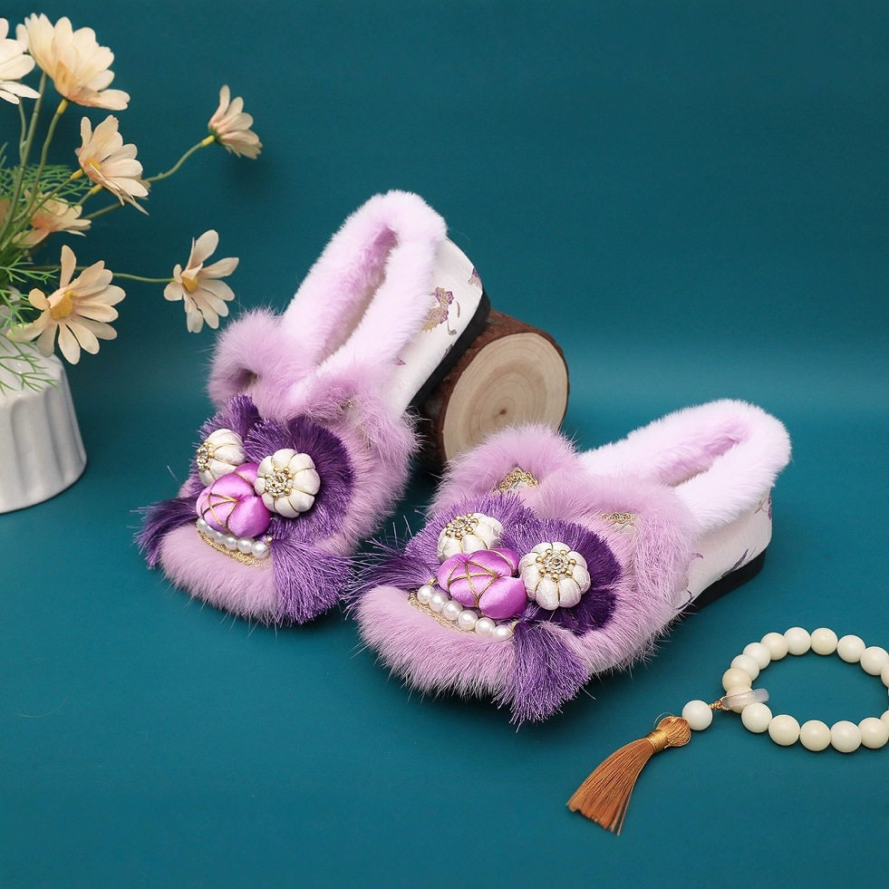 棉鞋成人虎头鞋2026新款国潮复古民族风平底女式鞋民族鞋,淘宝优惠券,粉丝福利购,淘宝优惠卷