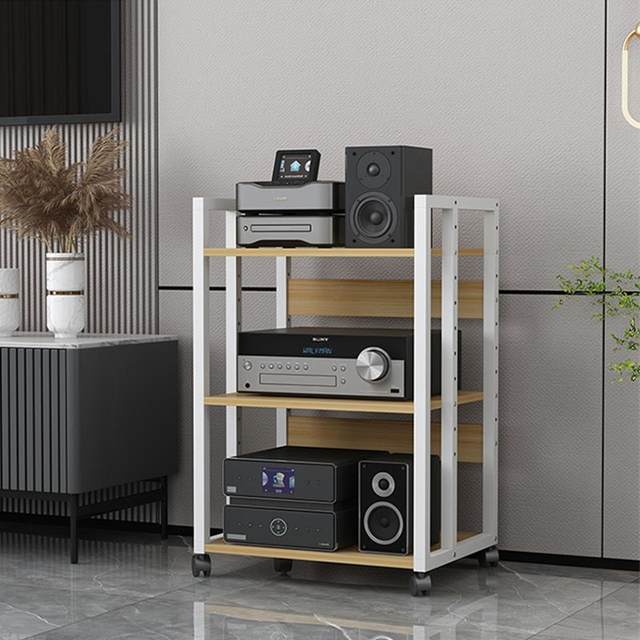 Fremi amplifier rack bile rack multi-layer adjustable fever HiFi equipment mobile audio and video equipment amplifier cabinet bed sheet pull cart