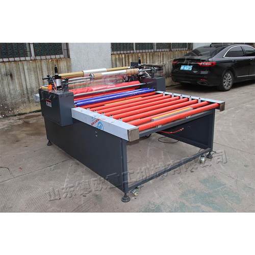 全自动覆膜机 家居出橱柜门窗表面粘膜机 淋浴房玻璃贴膜机 - 图1