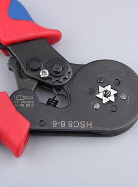 管型压线钳冷压端子钳多功能压接钳针形夹线电工具HSC86-6小型