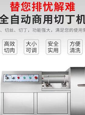 切丁机冻肉商用多功能切丁机冻五花肉厨房设备牛羊肉不锈钢切丁机