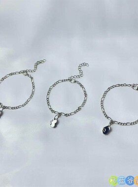 三四人闺蜜磁吸手炼手环一人一半学生高颜值小众四人友谊手炼手饰