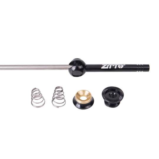 Mountain bike quick release rod, round head, road bike titanium alloy quick release rod, hub titanium quick release tie rod