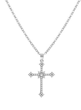 hot selling cross necklace Diamond choker 高级感十字架项炼