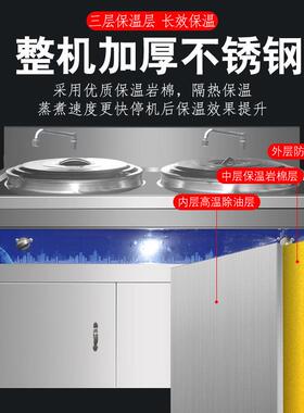 商用双槽煮面 面炉节能燃气电双头定做汤粉拉面 面炉冒菜电热汤锅