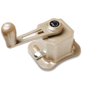 KFE手摇升降晾衣架手摇器钢丝绳配件滑轮转角器