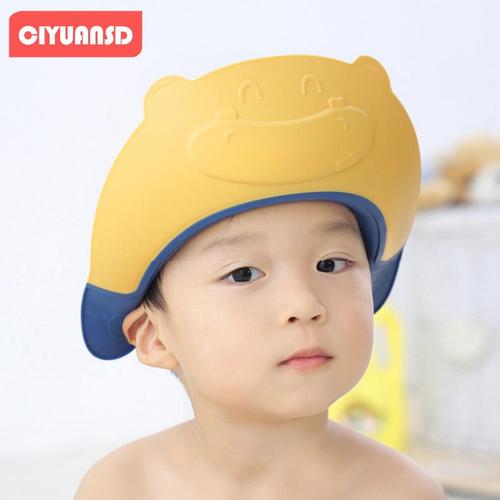 宝宝洗头神器儿童洗头发挡水帽婴儿洗澡浴帽小孩子防水护耳护眼帽