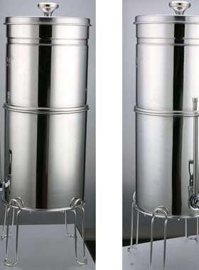 天沁户外野营过滤器重力净水桶家用重力水过滤器不锈钢净水桶