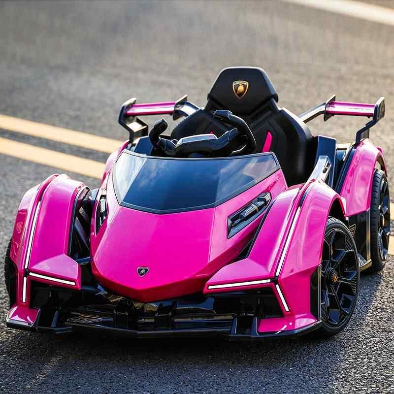 正品兰宝博基尼儿童电动汽车四轮遥控车小孩玩具车可坐童男人女宝,淘宝优惠券,粉丝福利购,淘宝优惠卷