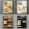 Top-level hole-in-the-floor coat rack partition hanger wall entrance entrance custom-made rack wardrobe side panel