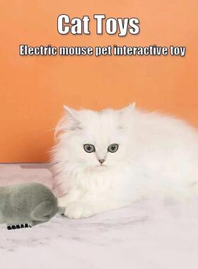 Electric Mouse Toys Cat Play Automatic Escape Robot Vibratio