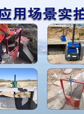闸门启闭机手电动两用螺杆式平推手轮手摇侧摇把启闭机卷扬启闭机