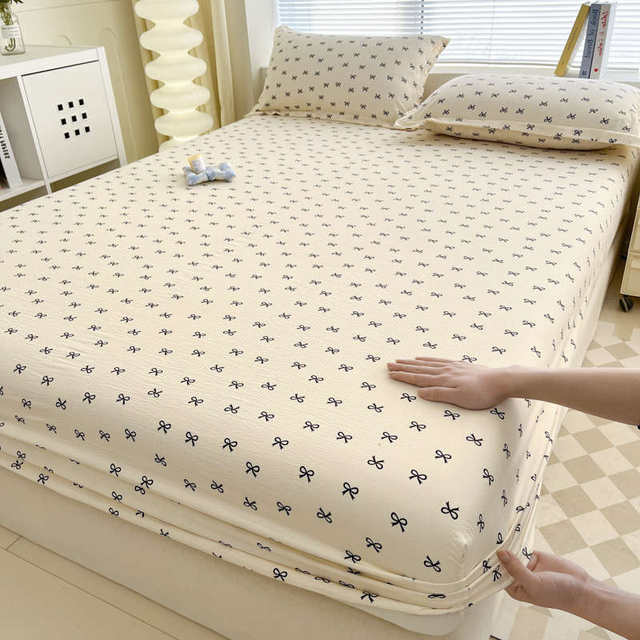 2025 new cotton wash cotton bed cover mattress protective cover pure cotton Simmons dustproof summer bed sheet set