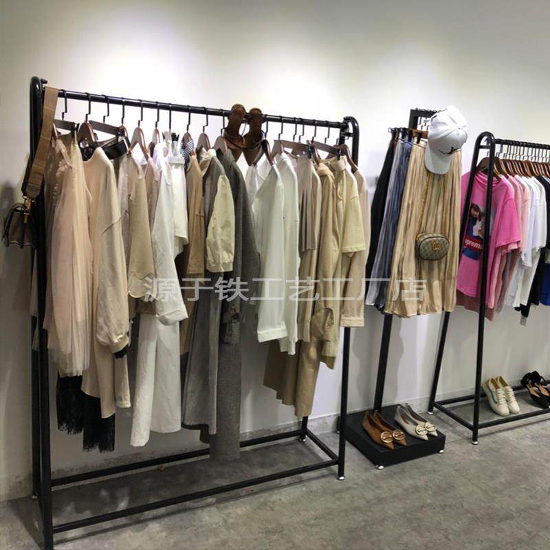 落地式服装店展示架挂衣架双层服装架女装店货架高档礼服婚纱架子,淘宝优惠券,粉丝福利购,淘宝优惠卷