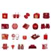 The married woman will accompany her mother-in-law's family to marry a complete wedding dowry set, a set of wedding items, a full set of wedding supplies