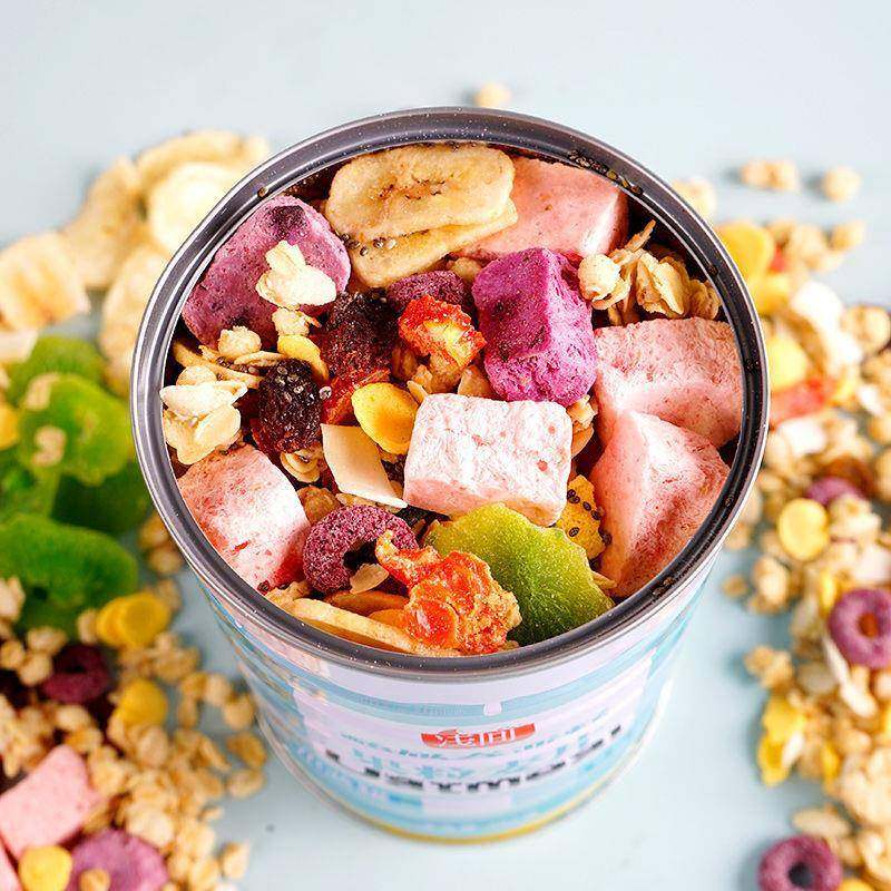 麦片水果燕麦片干吃500g罐酸奶零食早餐食品懒人学生网红代餐牛奶,淘宝优惠券,粉丝福利购,淘宝优惠卷