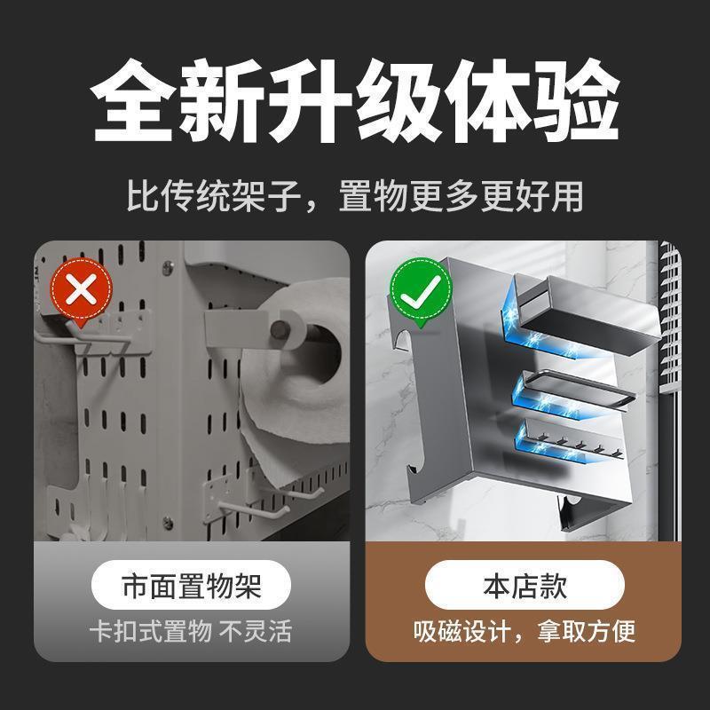 热水器管道遮挡改造！厨房燃气天然气管道遮丑装饰表箱壁挂置物架 - 图3