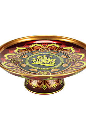 水果盘果盘果盘合金莲花装饰摆件