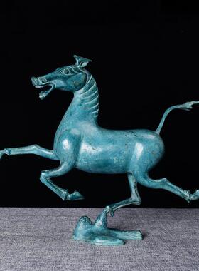 仿古青铜器摆件马踏飞燕铜奔马商务开业家居办公桌面家居礼品文玩