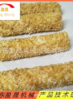 小型膨化机大型夹心米果膨化机米果成型切断机台湾米饼膨化机