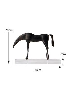 样新中抽式象合金马板间PZ640售楼部玄关书房装软装家具客厅桌面