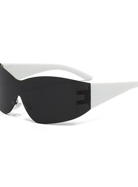 太阳镜紫外线个性连体太阳眼镜