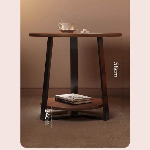边几家用茶几小桌子客厅沙发侧边小圆桌小户型创意阳台休闲小茶桌 - 图1