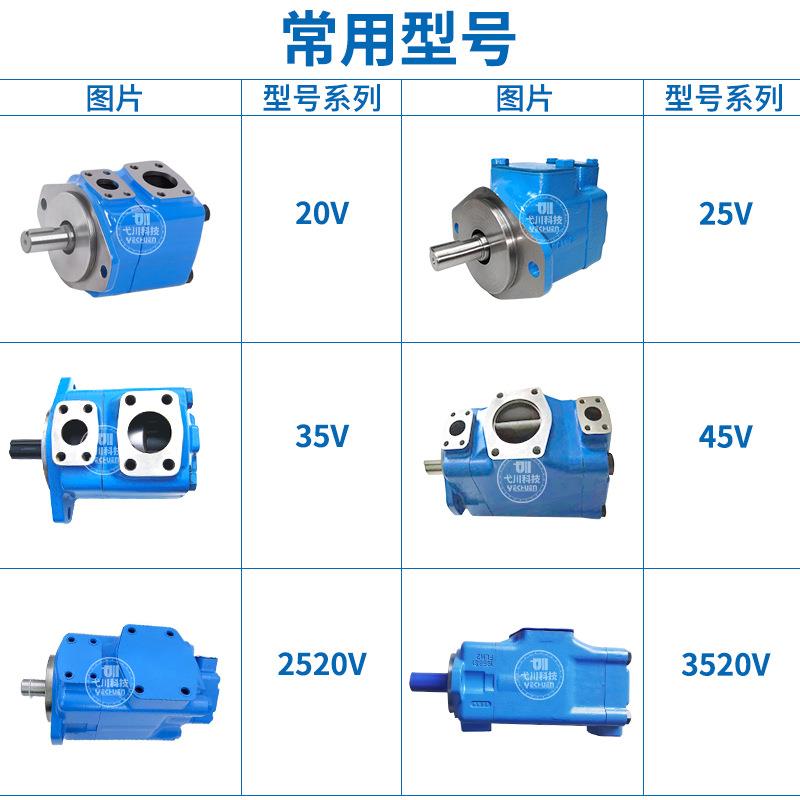 定制威格士叶片泵20v/25v/45v/3520v/3525v/452535v替VICERS油泵 - 图0