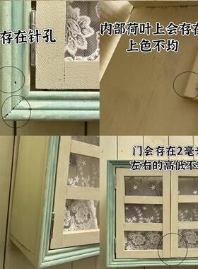 小假窗户框架置物架挂造景拍摄道具件NRP复帘实木窗框挂墙挂古壁