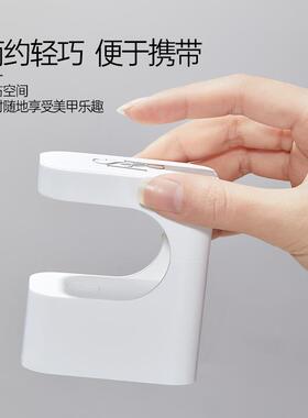 小方糖美甲灯小型蓄电迷你光疗机速干指甲油胶烤灯照灯不黑手
