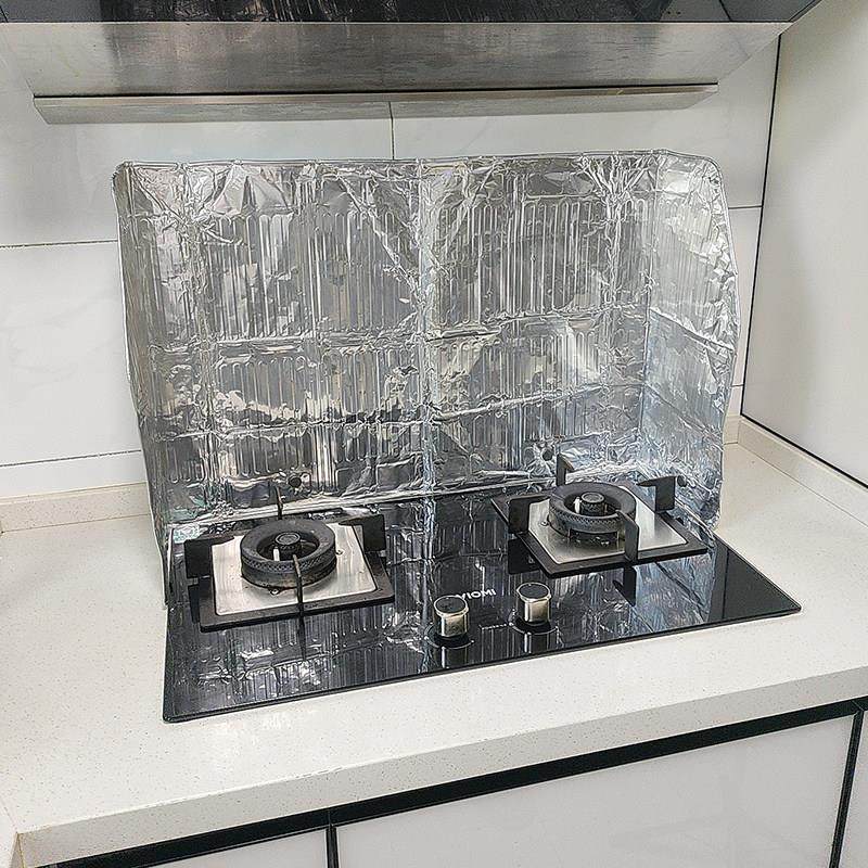 大号灶台挡油板防油溅家用厨房金属铝防火耐高温隔热炒菜防油挡板,淘宝优惠券,粉丝福利购,淘宝优惠卷