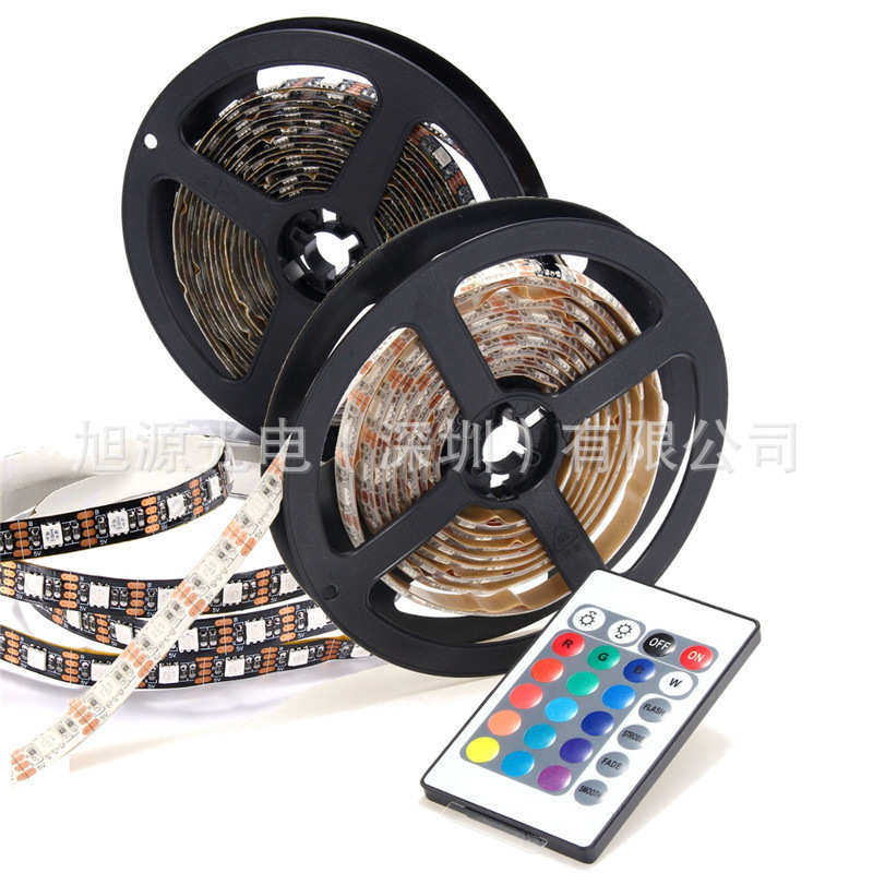 50505V灯带 USB5VRGB灯条 电视背光灯带配USB24键迷你控制器套装,淘宝优惠券,粉丝福利购,淘宝优惠卷