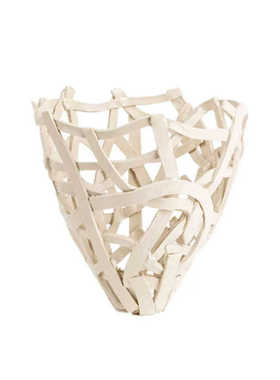 现代艺术镂空花器售楼处样板间民宿客厅茶几书房花瓶装饰品摆件