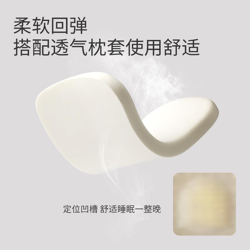 儿童记忆棉枕兔头妈妈儿童枕宝宝专用柔软护脊定型太空记忆棉枕头