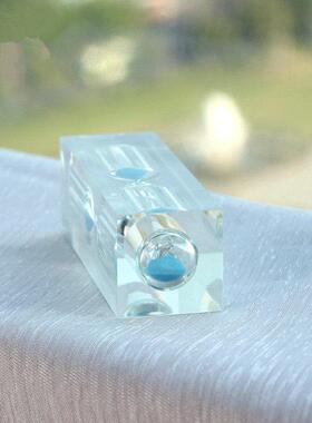 不易碎耐摔水晶30秒沙漏1分钟计时器儿童礼物创意玩具60秒倒计时