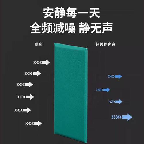 布艺软包吸音板聚酯纤维软包板防火隔音吊顶玻纤吸音板吸音棉墙体 - 图1