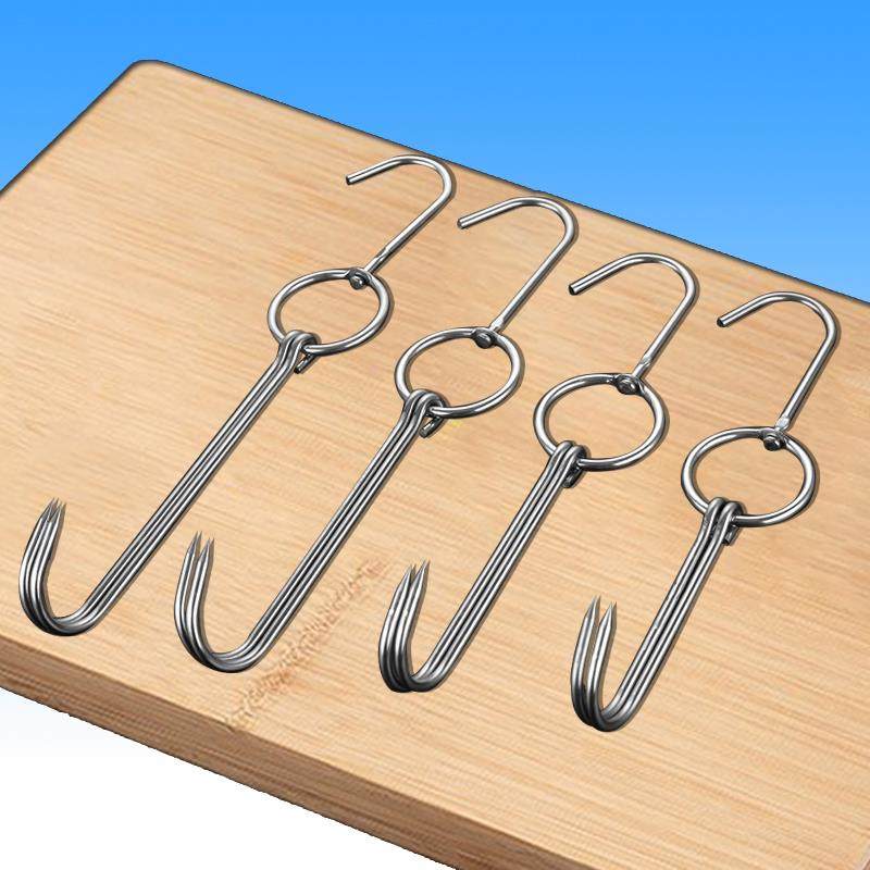 烤鸭挂钩双钩牛羊狗挂肉钩子加厚不锈钢烧鹅烧腊环商用烤炉勾吊钩,淘宝优惠券,粉丝福利购,淘宝优惠卷
