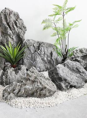 头造景鱼缸假山石园户外石庭院摆景观石室内花装饰件F767THTJ摄影