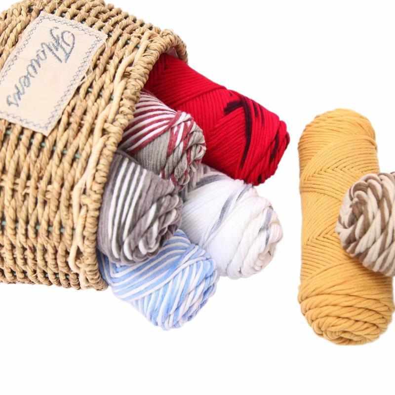 Tufting8股情人棉 毛线团 牛奶棉粗毛线 diy围巾线  俄罗斯戳戳绣 - 图3
