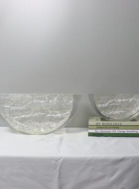 简约现创意透明花装饰插干花花器样板间客厅电视柜餐桌摆件