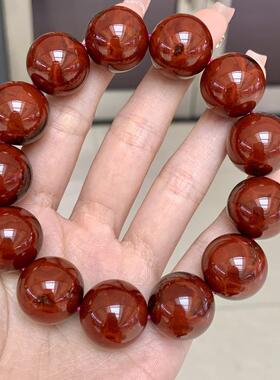 新品天然极光23荆棘玫瑰手链大颗粒男女单圈圆珠手串珠链18.5毫米