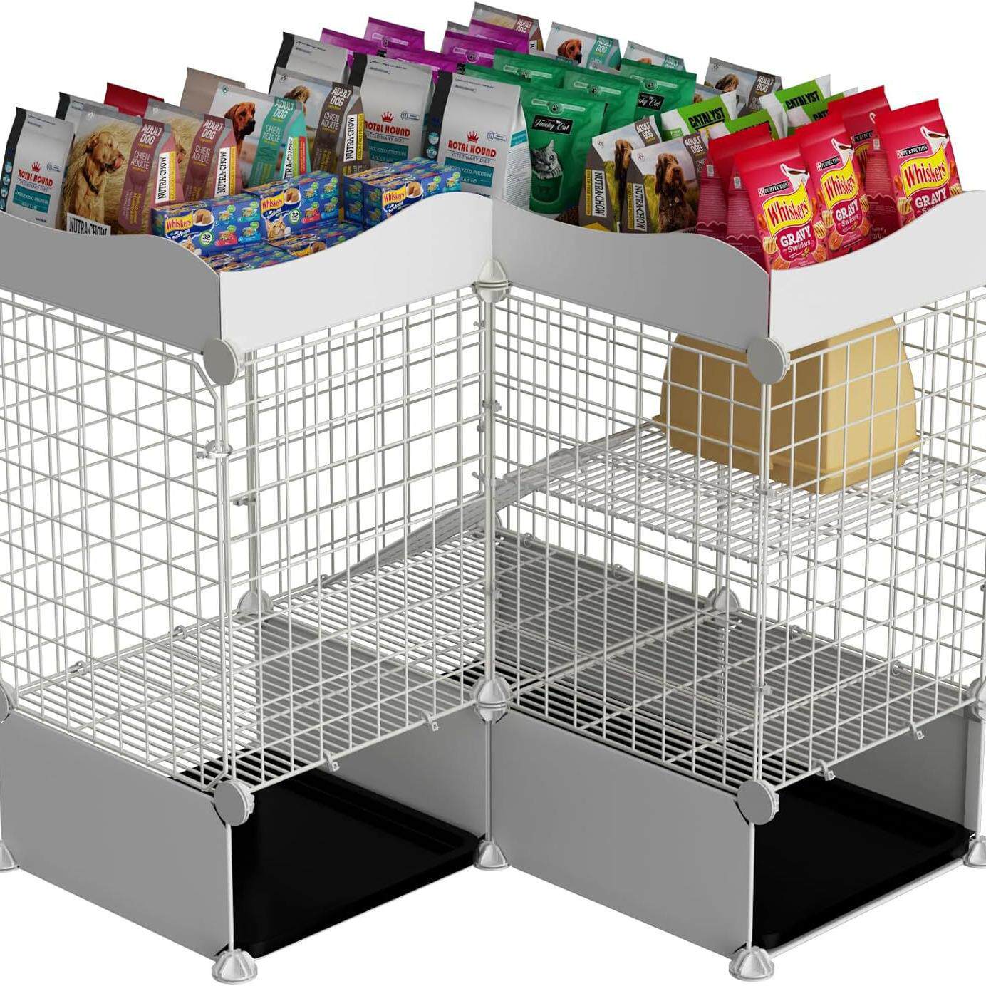 家用兔别墅狗物2厕所层 带笼笼猫笼笼小动新款,淘宝优惠券,粉丝福利购,淘宝优惠卷