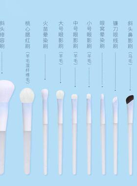园园同款化化妆陈套刷一气呵陈刷同款眼影腮VNJ红晕染刷州妆沧刷