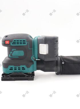 砂光机锂电砂纸机牧田款轨道充电式机盘q式手持打磨木工墙面腻子