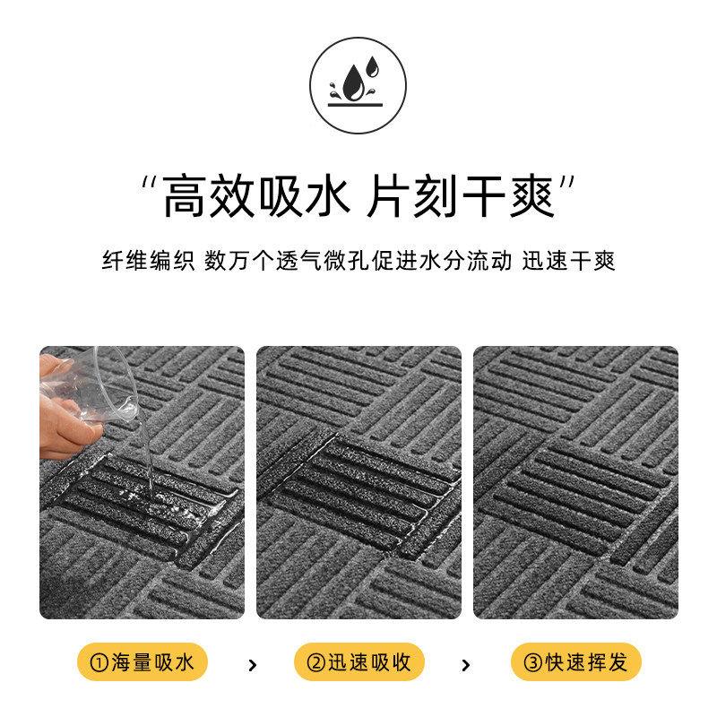 Outdoor carpet commercial floor mats store entrance hall anti-slip dust-absorbing water-absorbing thickened floor mats indoor welcome decoration