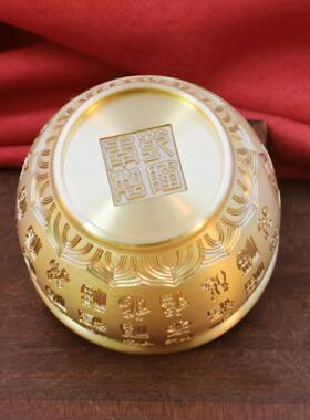 缸百福铜黄铜米缸摆件居家客厅装品招RJKJ-041聚存财饰特大号存钱